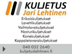 Kuljetus Jari Lehtinen Ky logo
